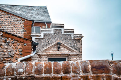 Low angle view of building against sky