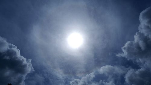 Low angle view of clouds in sky