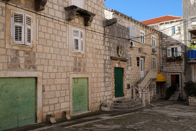 Exterior of old building