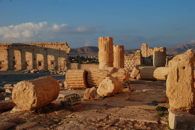 Old ruins in syria