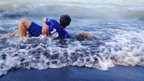 People on beach