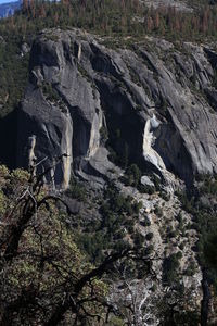Scenic view of rocky mountains