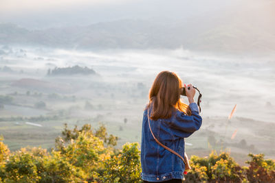 Man photographing