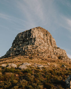 Mountain against sky