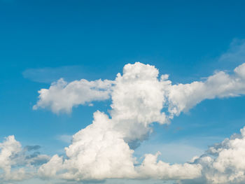 Low angle view of clouds in sky