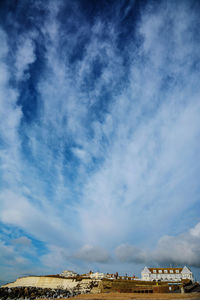 Low angle view of building against sky