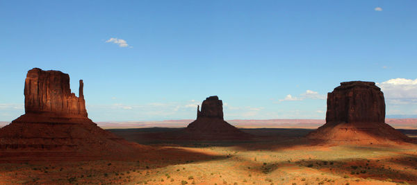 Rock formations in a desert