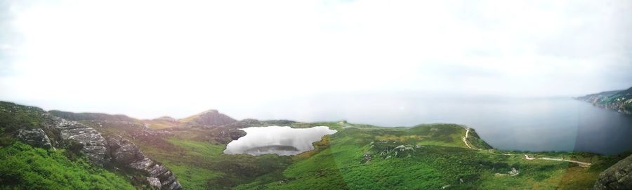 Panoramic view of landscape against sky