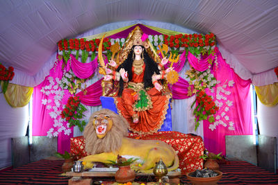 Statue of buddha in temple