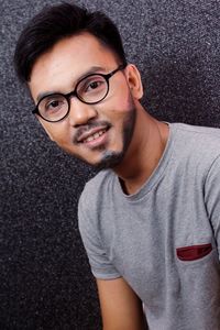 Portrait of smiling young man