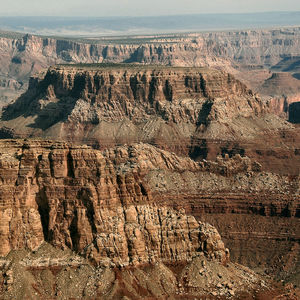 Grand canyon, view from the helicopter, arizona