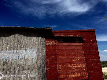 Low angle view of building against sky