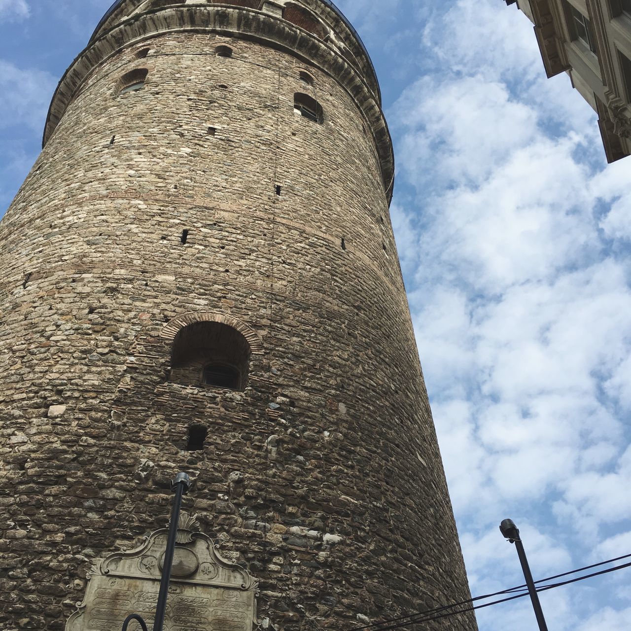 low angle view, sky, cloud - sky, no people, outdoors, day, architecture, nature, close-up