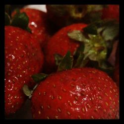 Close-up of strawberries