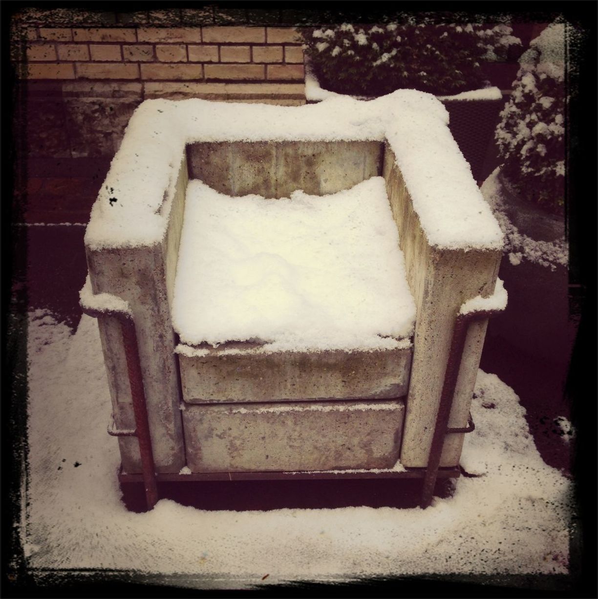 Concrete chair