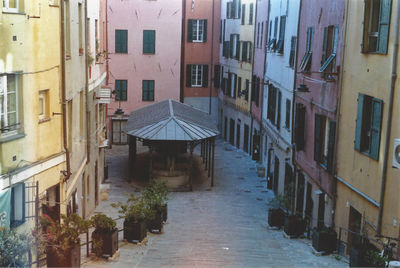 Alley amidst buildings in town