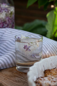 Close-up of drink on table