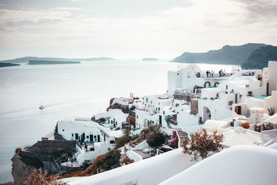 White and bright santorini. 