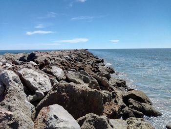 Scenic view of calm sea