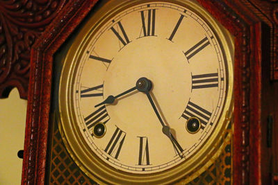Low angle view of clock