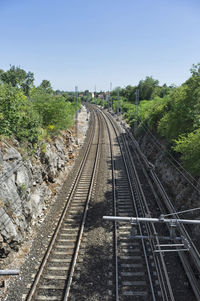 Deserted train tracks for coronavirus quarantine