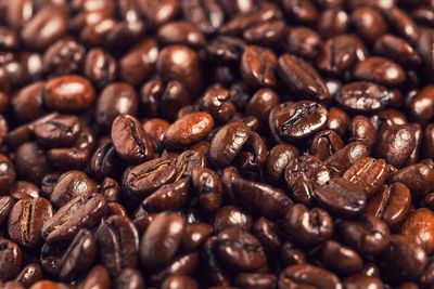 Close-up of coffee beans