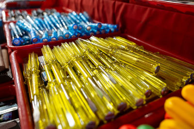 large group of objects