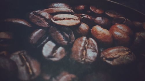 Close-up of coffee beans