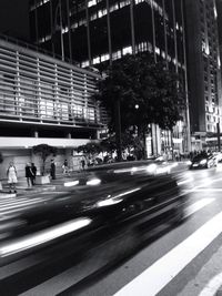 City street at night