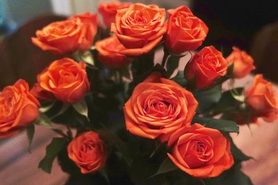 Close-up of roses bouquet