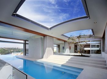 Built structure against blue sky