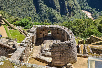 View of old ruins