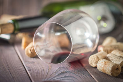 Close-up of drink on table