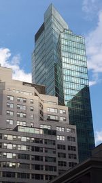 Low angle view of modern office building