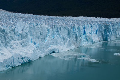 Scenic view of frozen sea