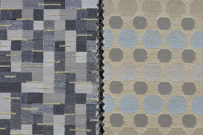 Full frame shot of patterned fabrics