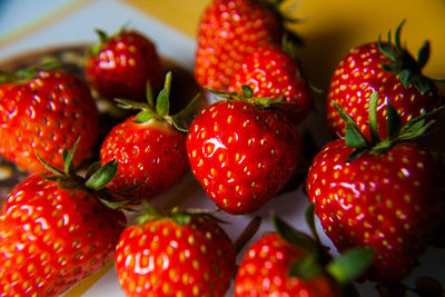 Close-up of strawberries