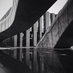 Low angle view of modern building