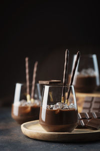 Close-up of coffee on table