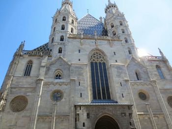 Low angle view of church