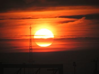 Scenic view of sunset sky