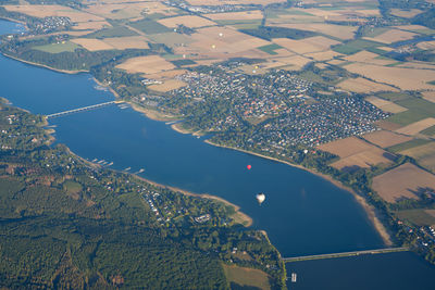 Aerial view of city