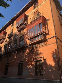 Low angle view of building against sky