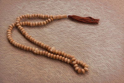 Close-up of worry beads