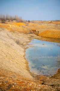 Scenic view of landscape against sky