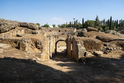 Old ruins against sky