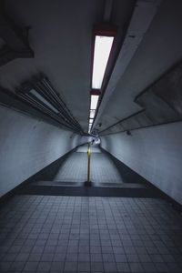 Low angle view of walkway