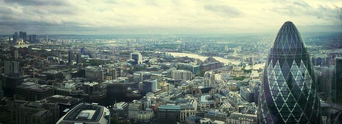 Aerial view of cityscape