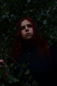 Portrait of a beautiful young woman