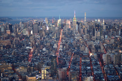 Aerial view of a city